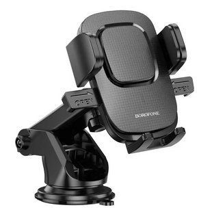Автомобільний тримач для телефону Borofone BH60 Dainty center console car holder Black NLM-88062 фото