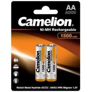 Акумуляторні батарейки Camelion R 6/2bl 1500 mAh Ni-MN NLM-92785 фото