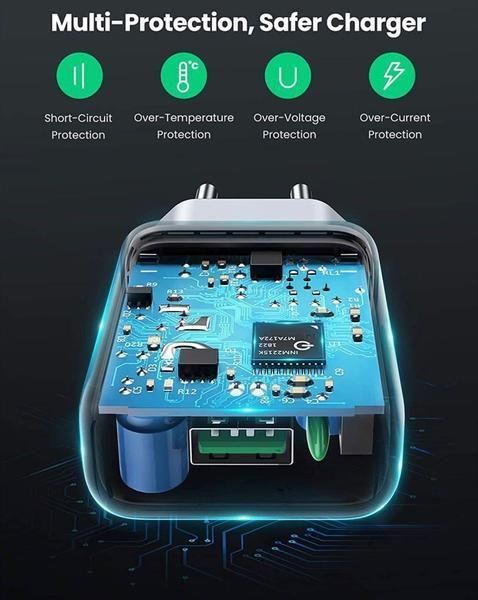 Мережевий зарядний пристрій UGREEN CD122 QC3.0 USB Fast Charger EU 18W white (10133) NLM-86033 фото