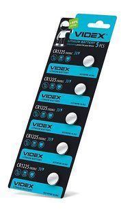 Батарейки Videx CR1225 Lithium 5 шт NLM-59993 фото