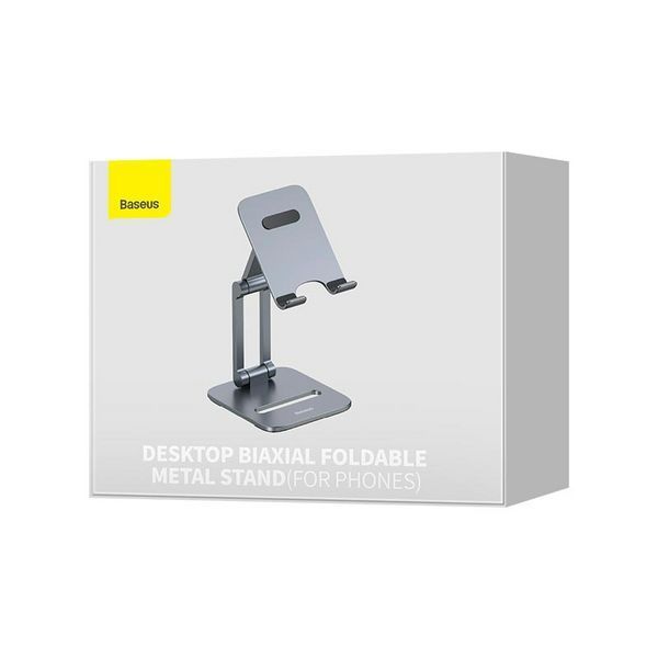 Тримач підставки Baseus Biaxial Foldable Metal Stand Grey (LUSZ000013) NLM-91702 фото