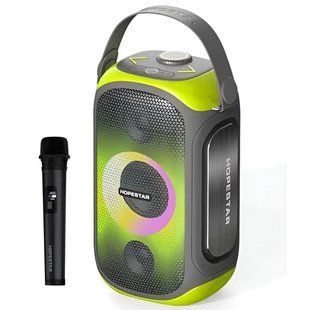 Портативна бездротова Bluetooth колонка Hopestar Party 300 (80W/TWS/IPX5/RGB/12500mAh/мікрофон) NLM-99578 фото