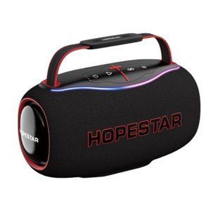 Bluetooth колонка Hopestar H80 (80W/TWS/IPX6/RGB/8800mAh) Чорна NLM-99579 фото