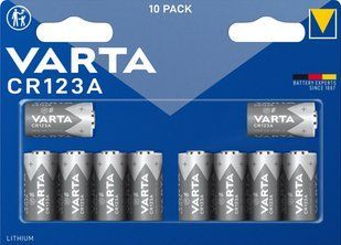 Батарейка Varta CR123A LITHIUM 10шт. NLM-93802 фото