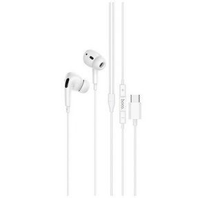 Навушники стерео HOCO M101 Pro Crystal sound Tupe-C wire-controlled digital carphones with micropho White NLM-97814 фото