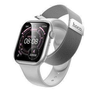 Смарт-годинник HOCO Y42 51mm. 200 mAh. IPX6 Smart watch(call version) Silver NLM-100997 фото