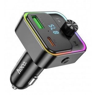 FM-модулятор Hoco E81 Fantasy PD30W+QC3.0 car BT FM transmitter Black NLM-94906 фото